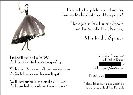 girls night out invitation. the lovely invitation.